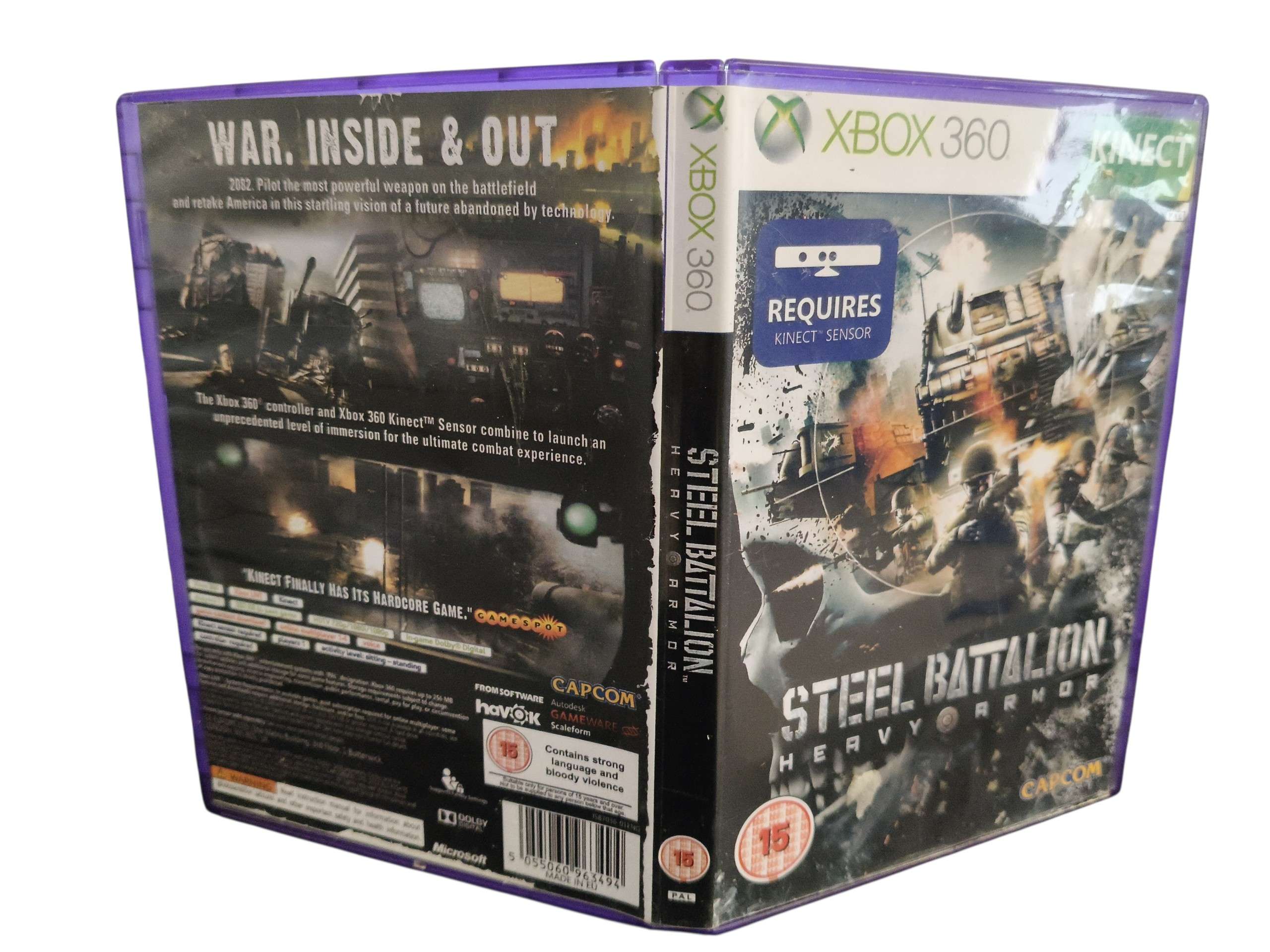 KINECT STEEL BATTALION HEAVY ARMOR Xbox 360 pudełkowa