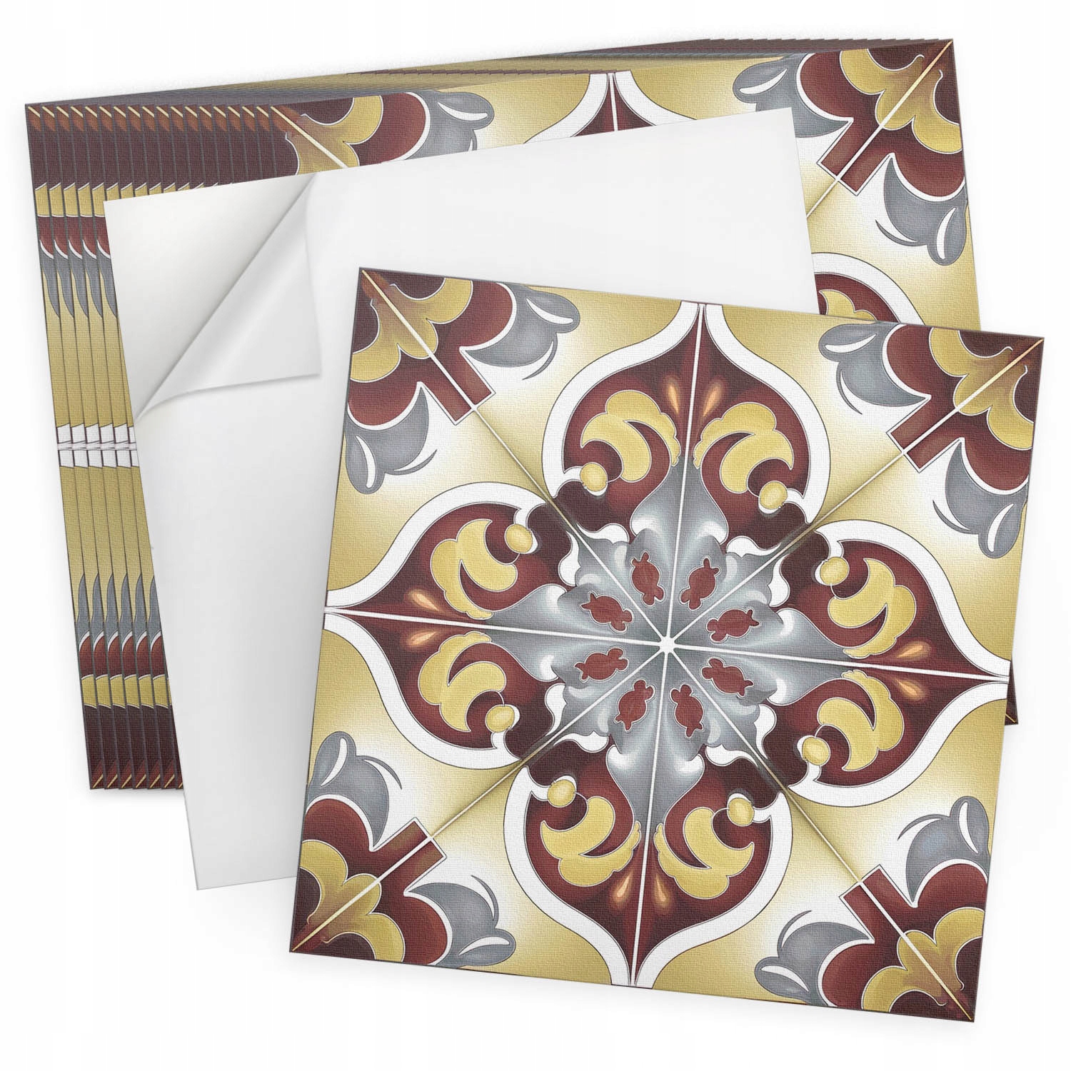 Vinylové dlaždice Pvc 20 ks 20x20 cm Dekorativní vzor s květinovým motivem