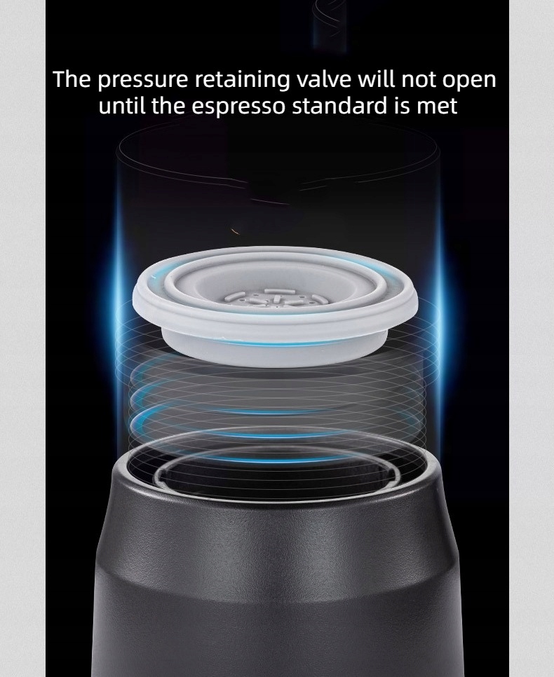 Mini portable manual espresso machine Szerokość produktu 7.6 cm