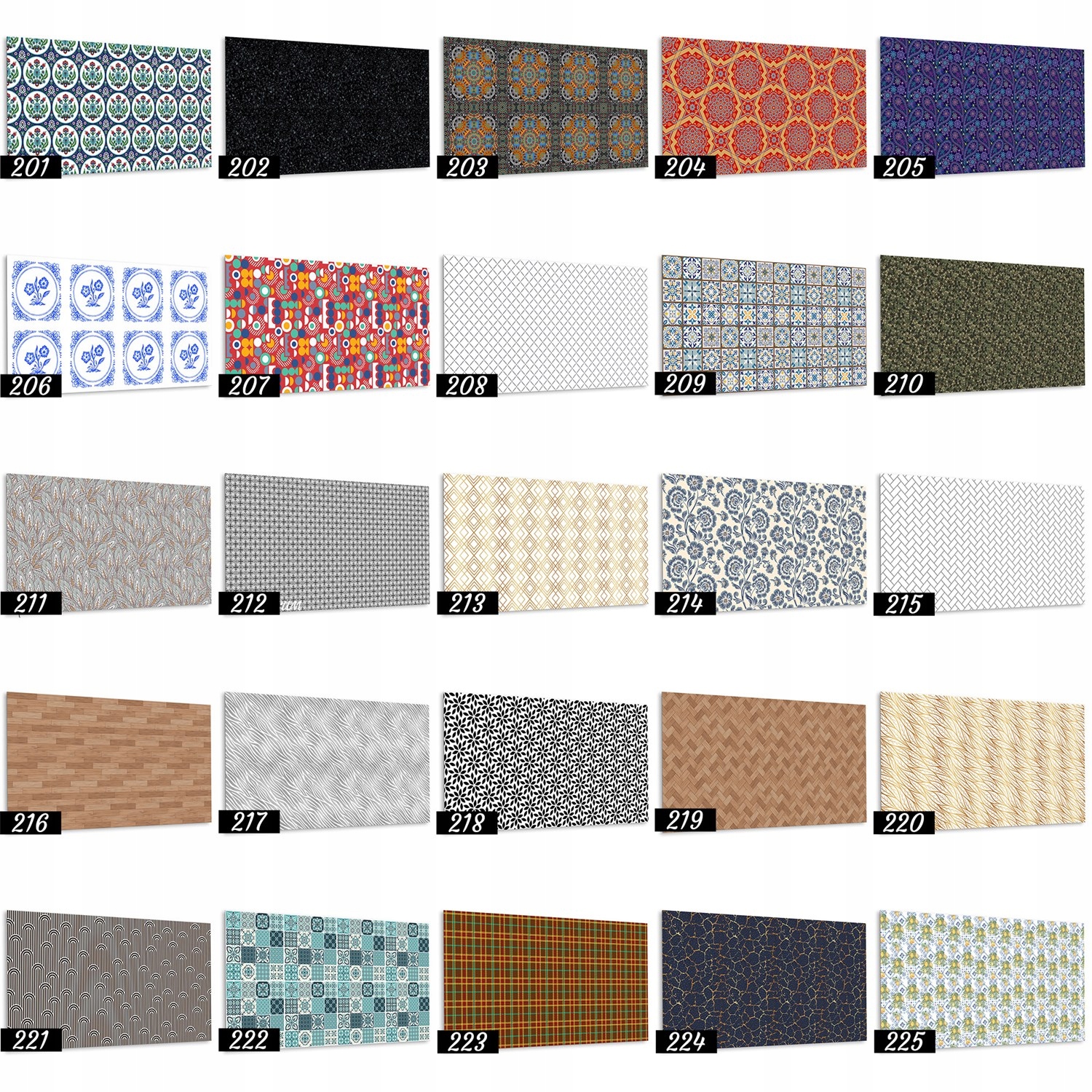 Ścienny panel do kuchni Geometryczny wzór 100x50cm Kod producenta 010310540010000020834