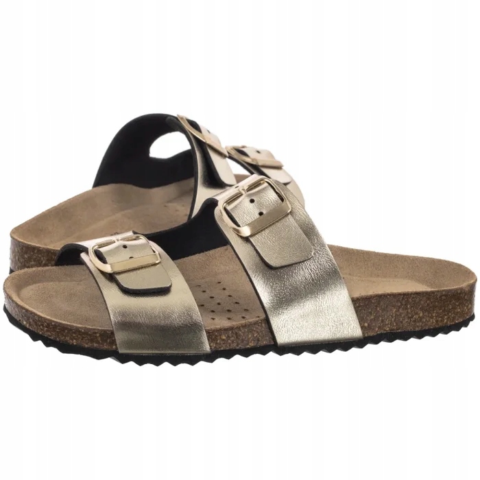 Dámské Nazouváky Geox D Brionia L Lt Gold D35LSL 000BN Zlaté