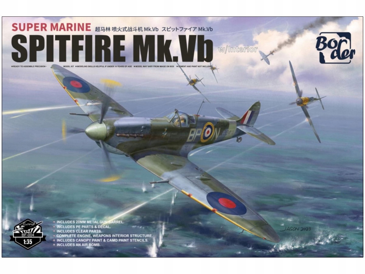 Letadlo Supermarine Spitfire Mk.Vb model BF-004 Border