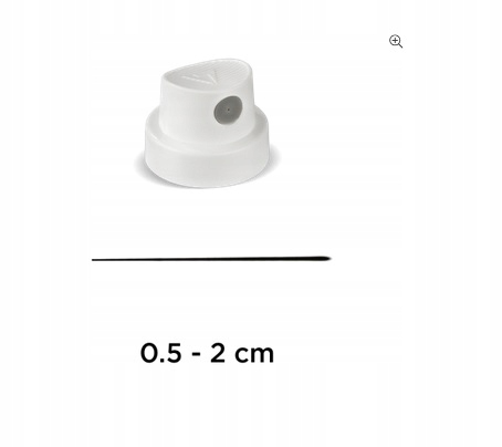 Dysza Biało Szara Profesjonalna Końcówka Do Lakieru W Sprayu 0,5-2,0 CM
