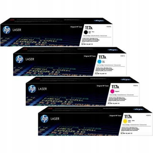 

Zestaw 4x Hp 117A W2070A W2071A W2072A W2073A Cmyk