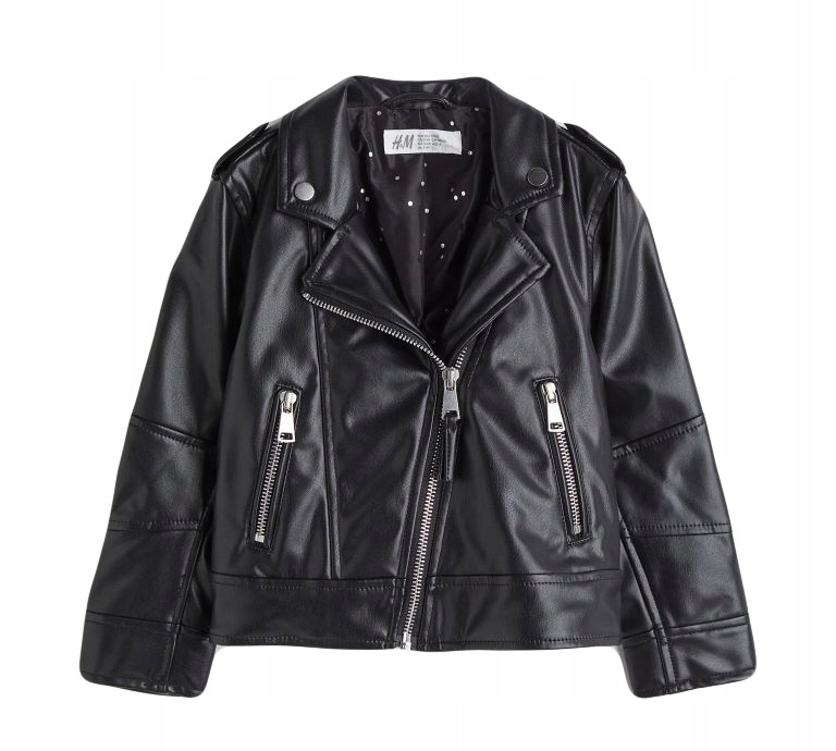 

Kurtka Ramoneska Imitacja Skóry H&m 140