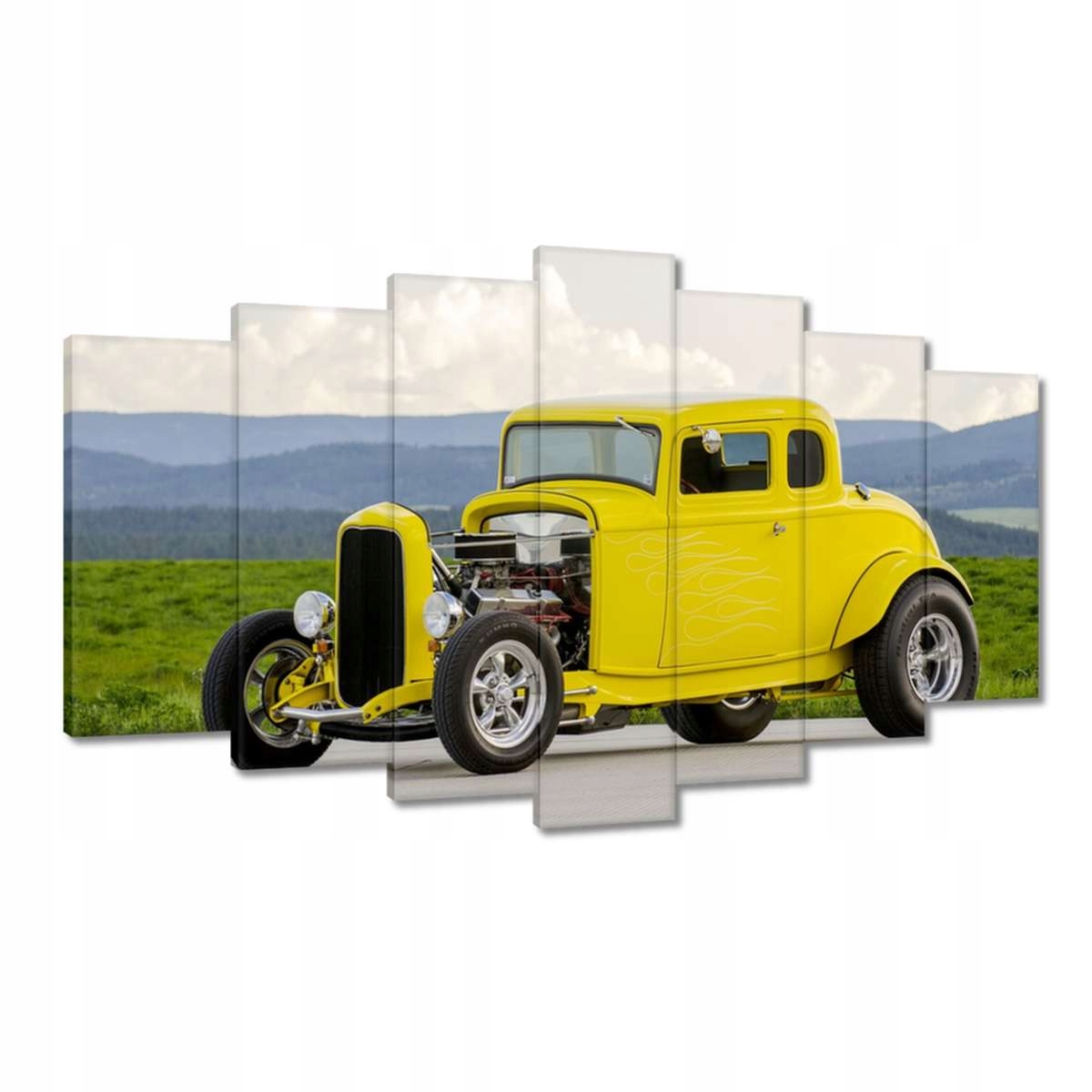 Obrazy 140x80 Žlutý Hot Rod