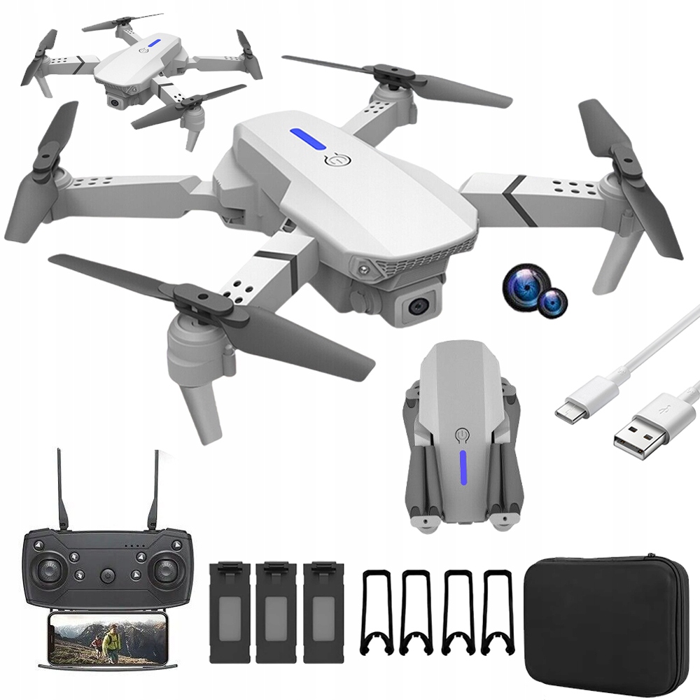 Dron LS-E525 Wifi Hd Kamery Hračka Dálkově Ovládaný Dálkový Ovladač