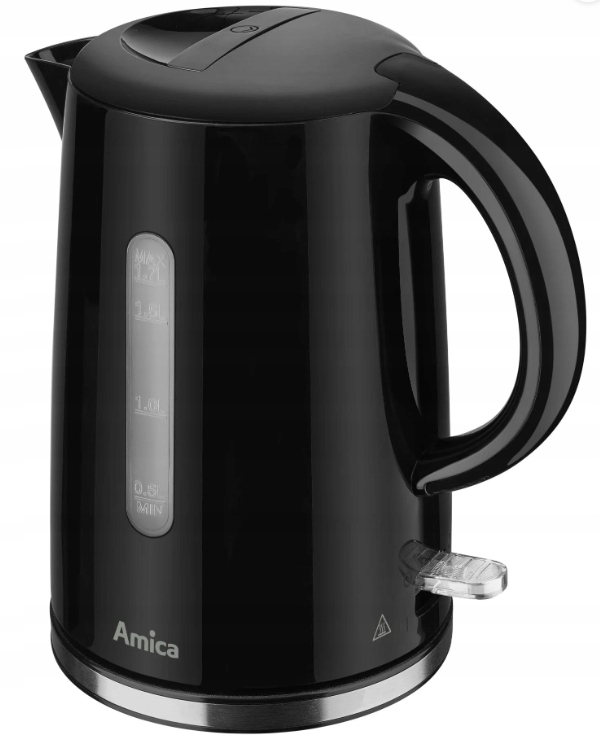 Czajnik elektryczny Amica KF1002 1,7L 2200W Strix czarny