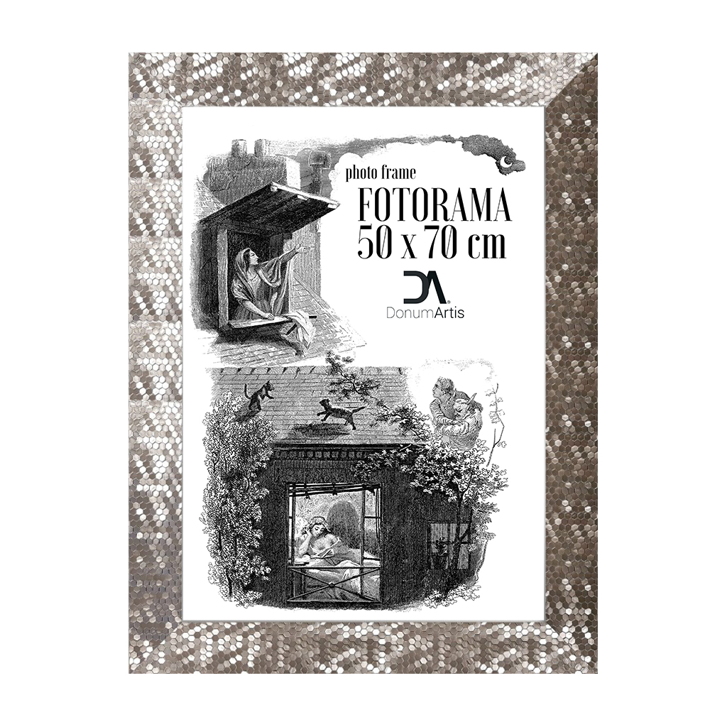 Fotorám Rio satén 50x70 dekorativní glamour rám