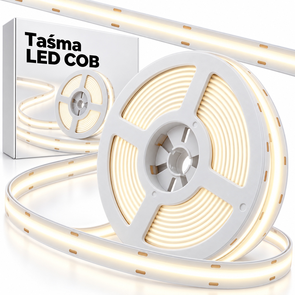 Led páska Cob 10 m 4000K neutrální bílá pro stropní a interiérový nábytek v domě IP20
