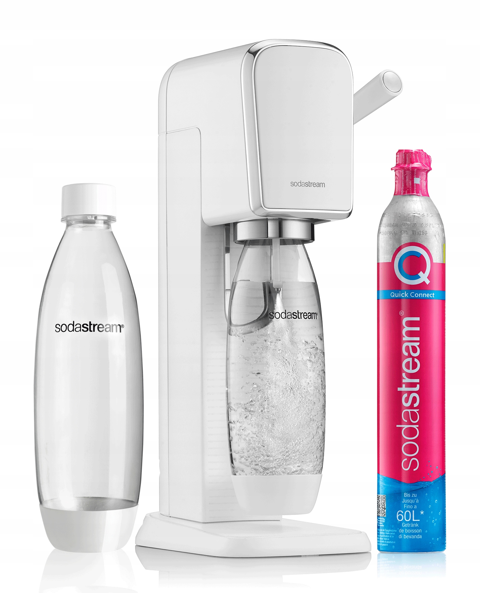 

Saturator SodaStream Art Biały Butelka Nabój
