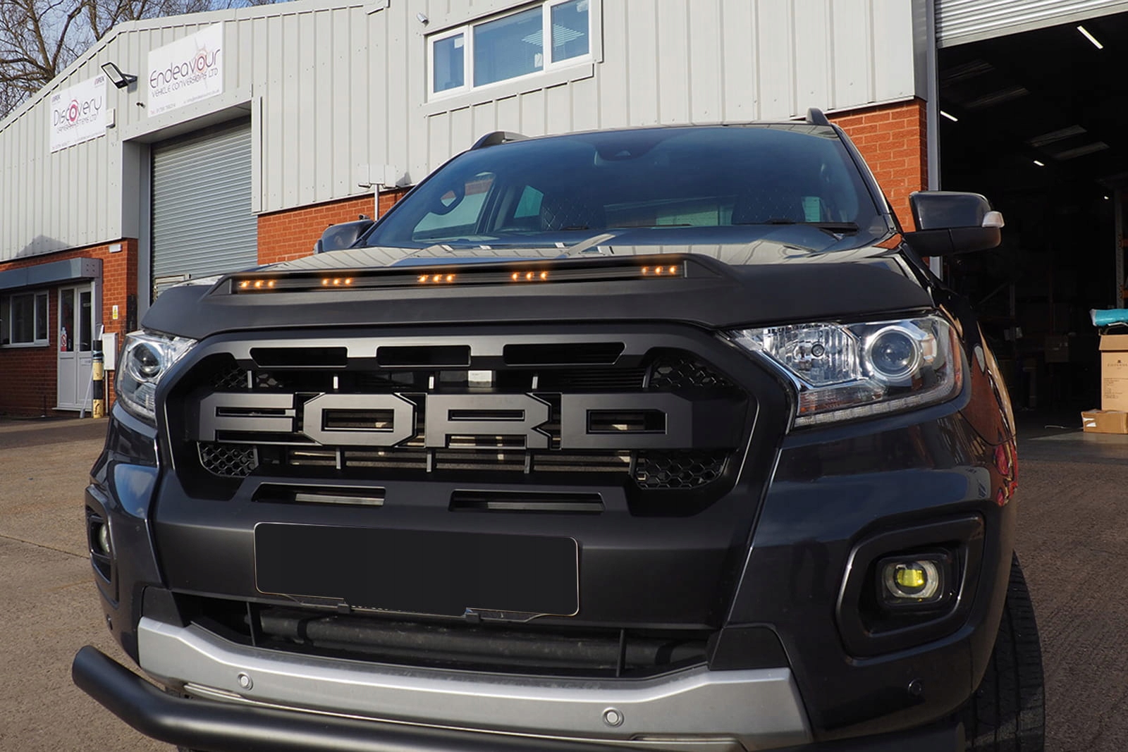 FORD RANGER T7 2016 2018 OWIEWKA MASKI Z LED Car type 4x4 SUV Passenger cars