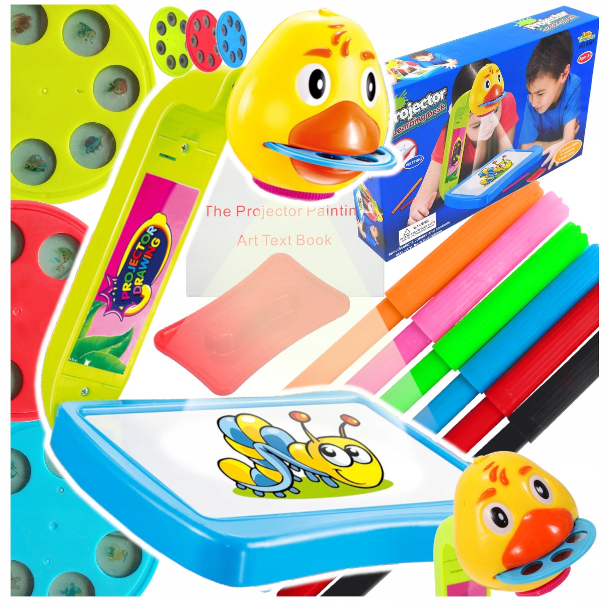 Projektor Rzutnik do Nauki Rysowania ze Slajdami Podświetlany Regulowany Marka Stator