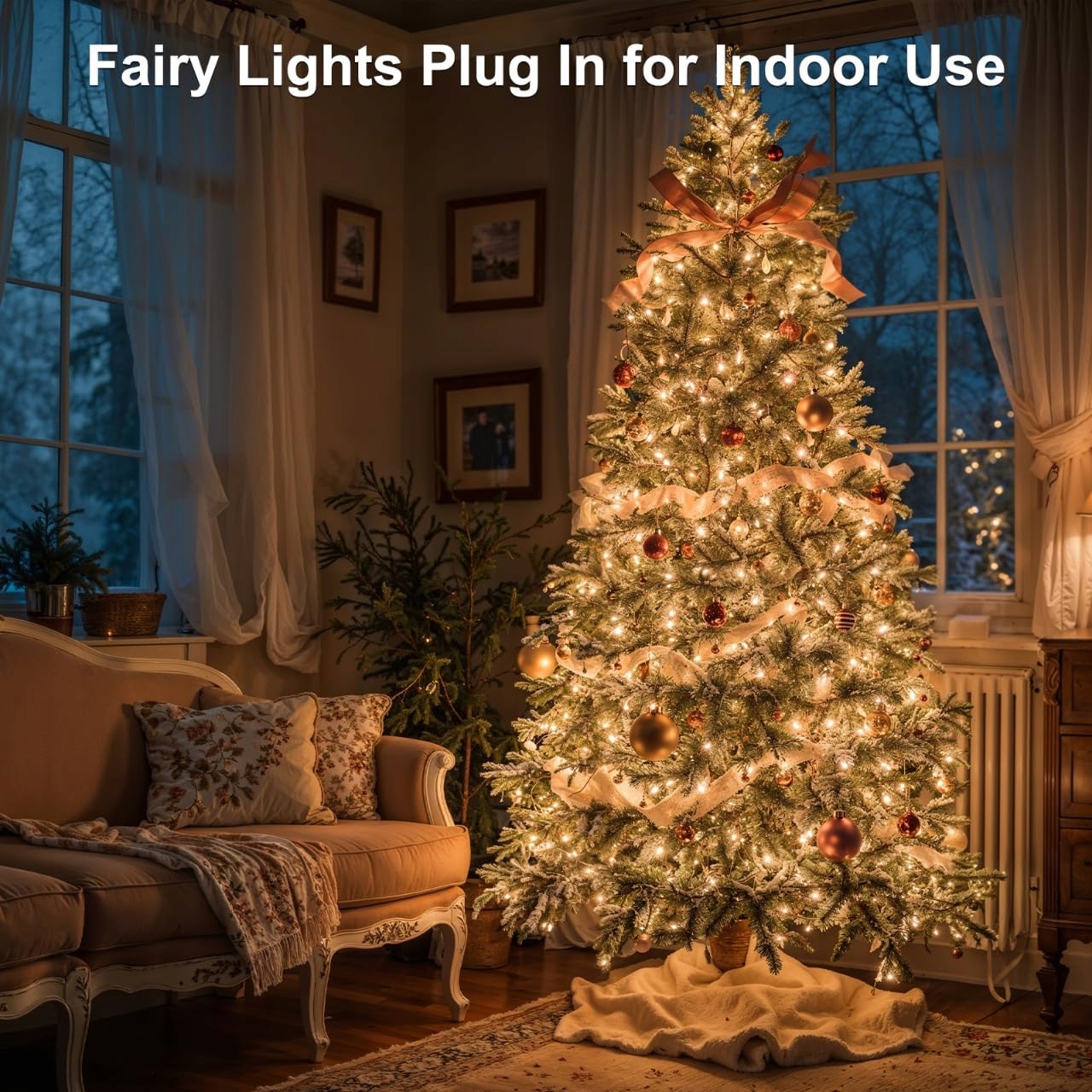 FAIRYGLIM LANCUCH SWIETLNY LED 20M 200 LED ZEWNATRZNY WODOODPORNY 8 TRYBOW — miniatura 5