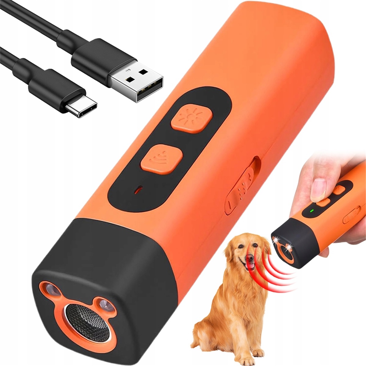 Levně Ruční Stopper Usb Ultrazvukový 800MAH S Led Osvětlením