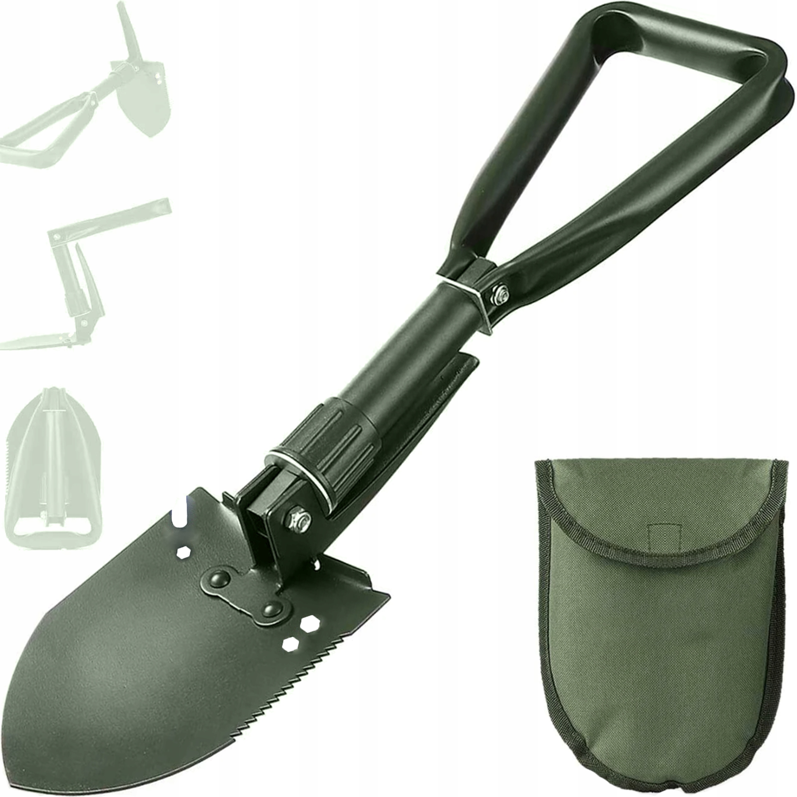 TAKTYCZNA SAPERKA WOJSKOWA US SKŁADANA ŁOPATA SURVIVAL MFH + POKROWIEC