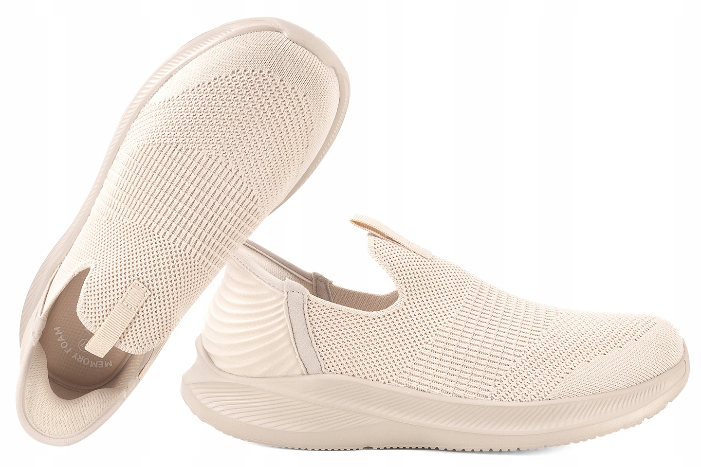 American Club WT288 Dámské Sportovní Boty S Textilními Vložkami, Tenisky Pu Béžová