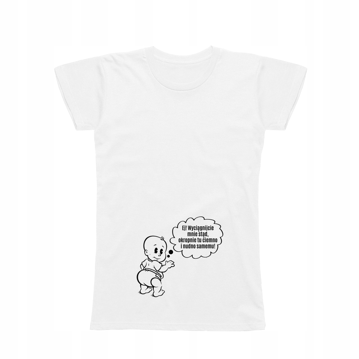 

L - Koszulka T-shirt Ciążowa Ciąża Śmieszna Mama