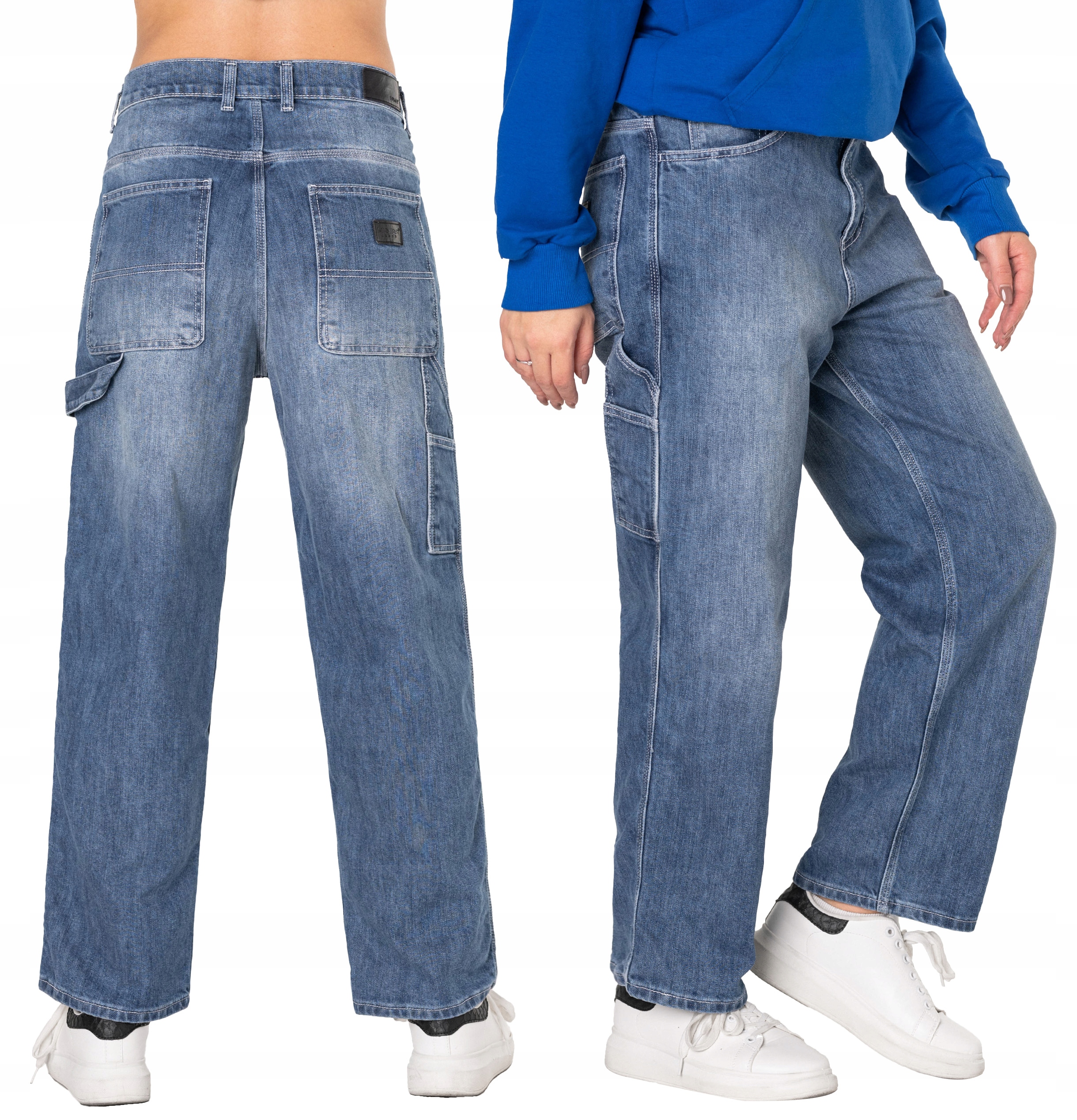 Dámské džíny Džíny švédské s volnými širokými nohavicemi Hunter 876 velikost M