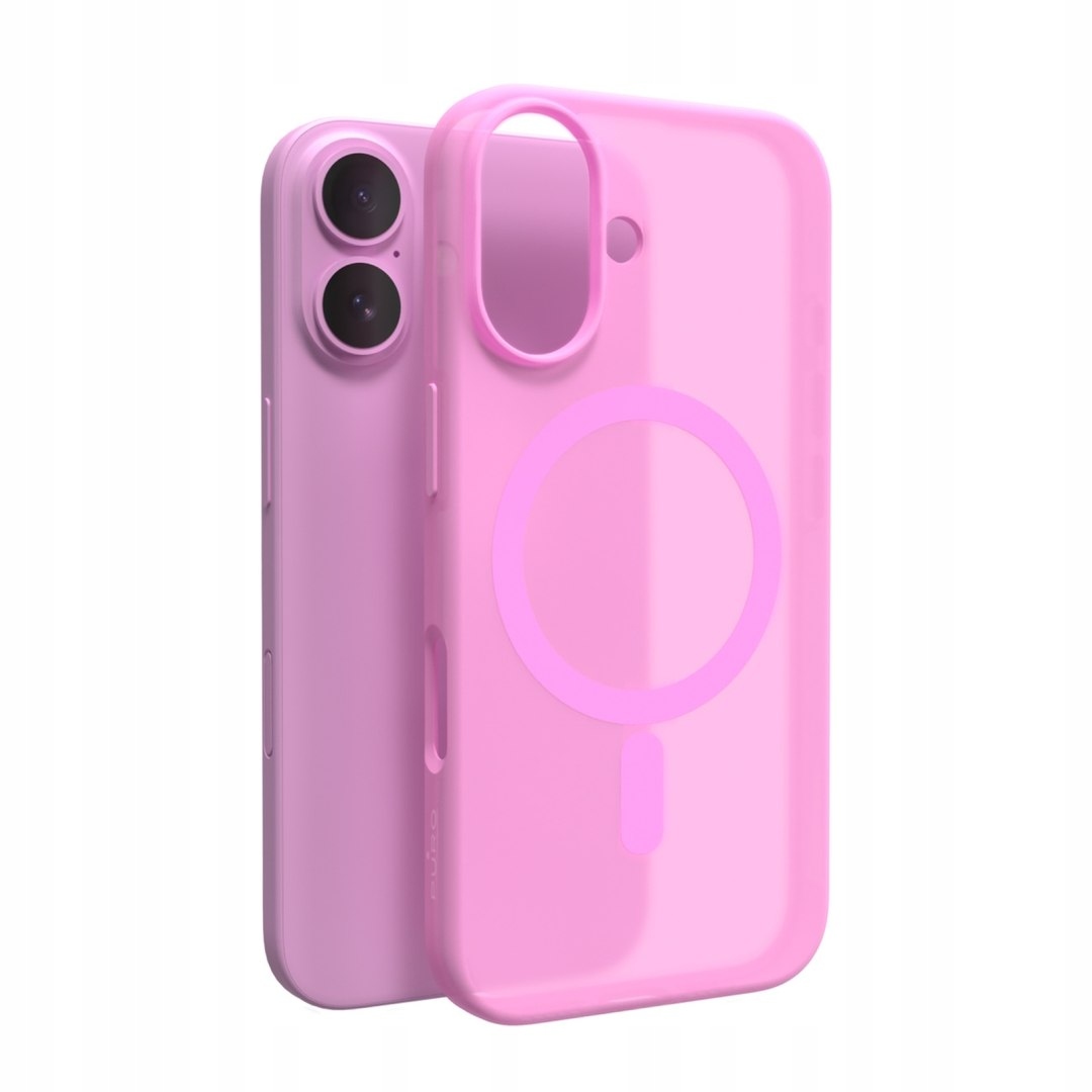 Silikónové puzdro pre iPhone 16 Daylight MagSafe ružové Puro
