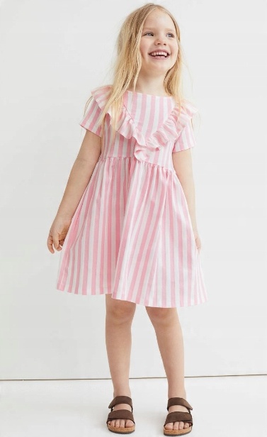 

H&m Sukienka z falbanami roz 122-128 cm