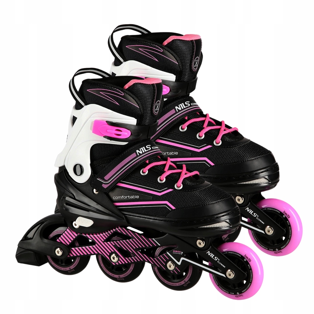 Kolečkové Brusle Nastavitelné Brusle 2v1 Rekreační Pro Mládež Kaučukové kolečka 39-42