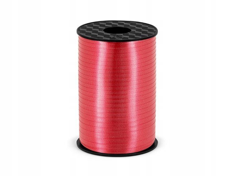 

Wstążka plastikowa, czerwony, 5mm/225m