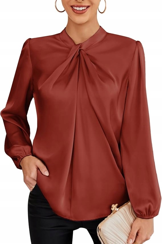 Grace Karin Dámská business halenka s dlouhým rukávem velikost 2XL