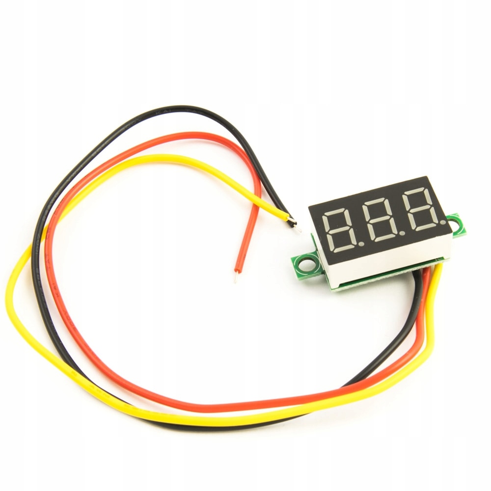 Woltomierz DC LED miernik 0.36" zielony Producent MSALAMON