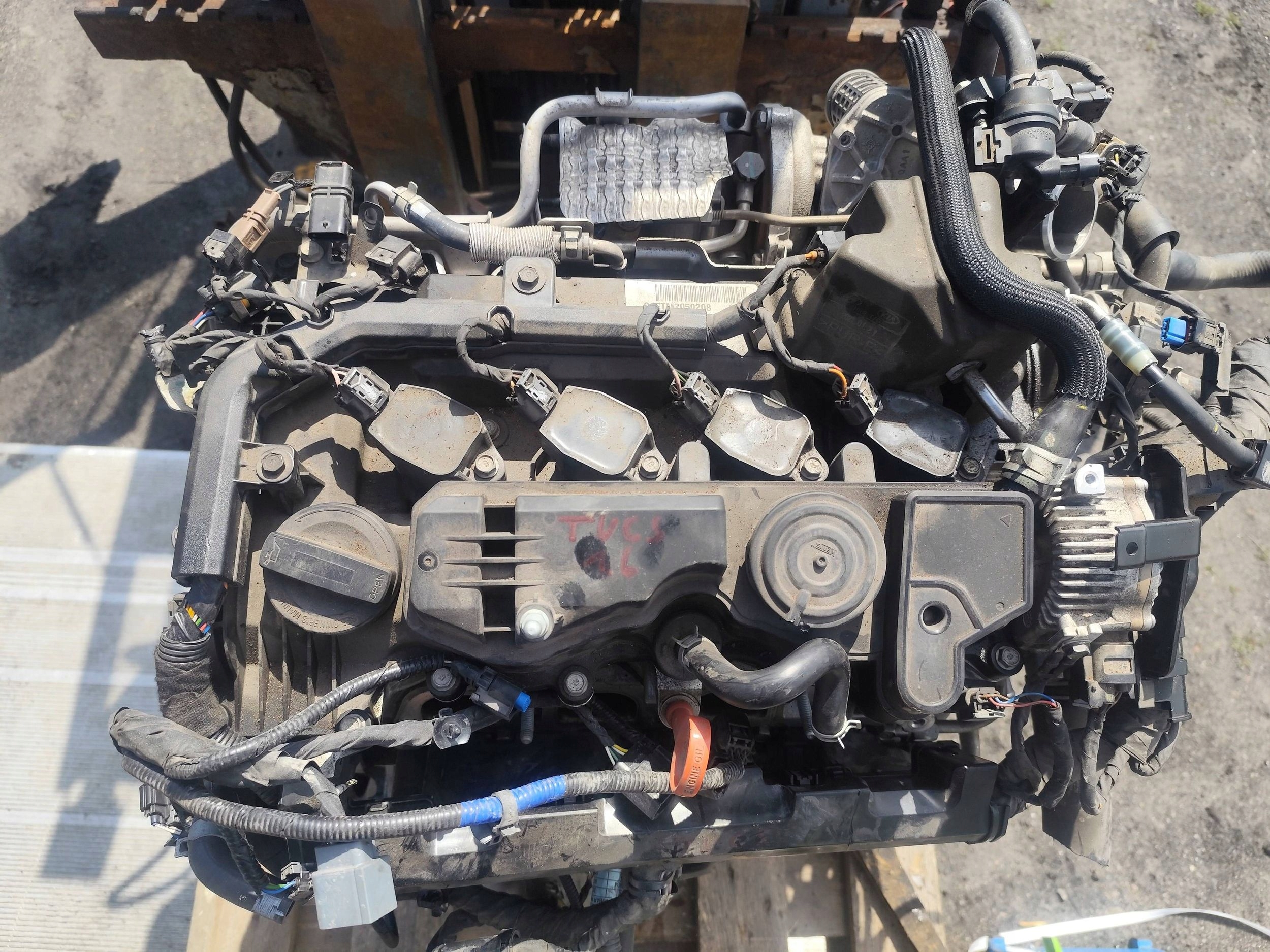 HYUNDAI TUCSON IV 1.6 T-GDI engine complete G4FT DEMONTAZ