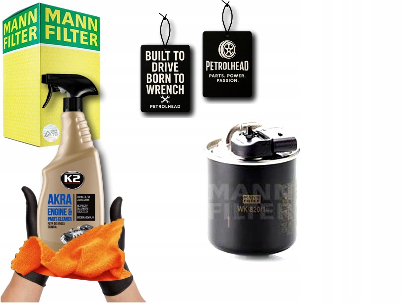 Palivový Filtr Mercedes Sprinter 09- CDI Mann-filter #Petrolhead Pro+ Kit12