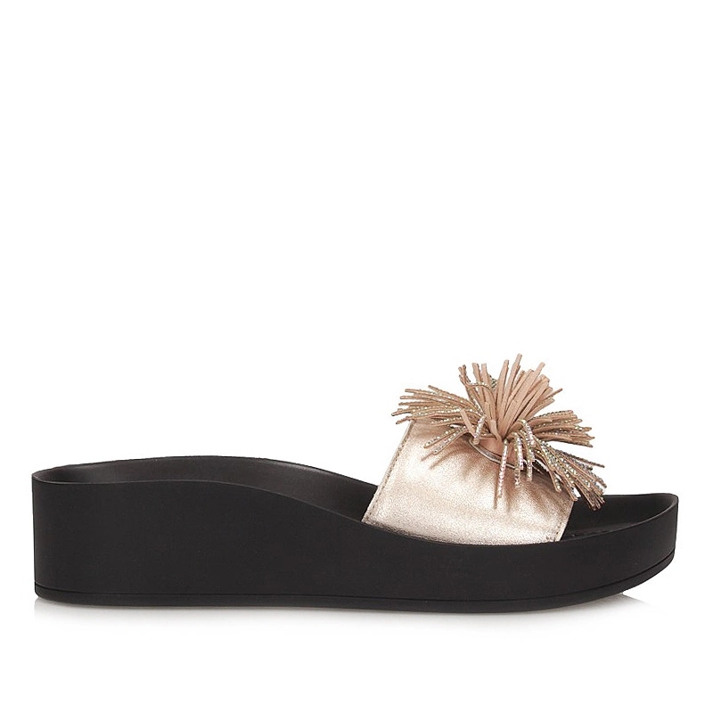 Stylové Nazouváky s ozdobou na přední straně Sempre 7665/E33/Z