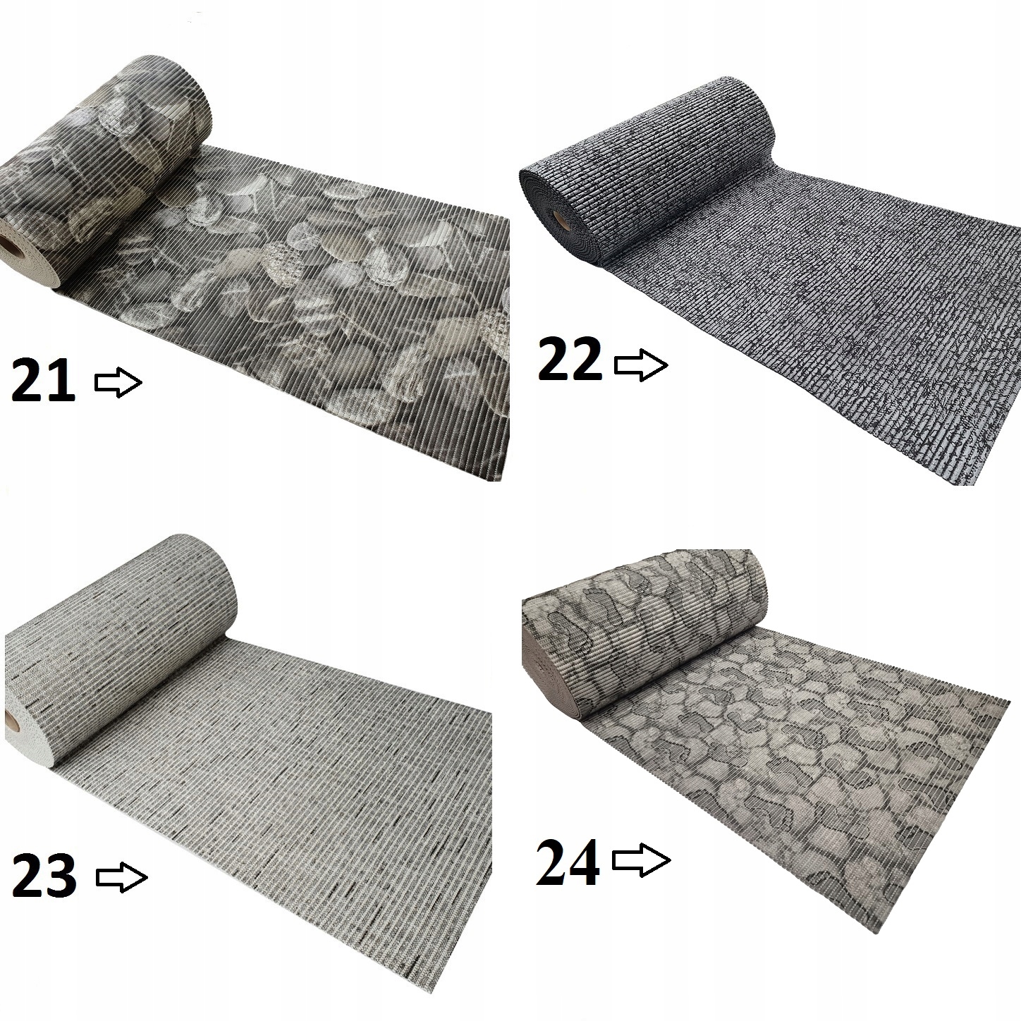 MATA DO ŁAZIENKOWA NA METRY SYMPATEX 45 WZORÓW Grubość 5 mm