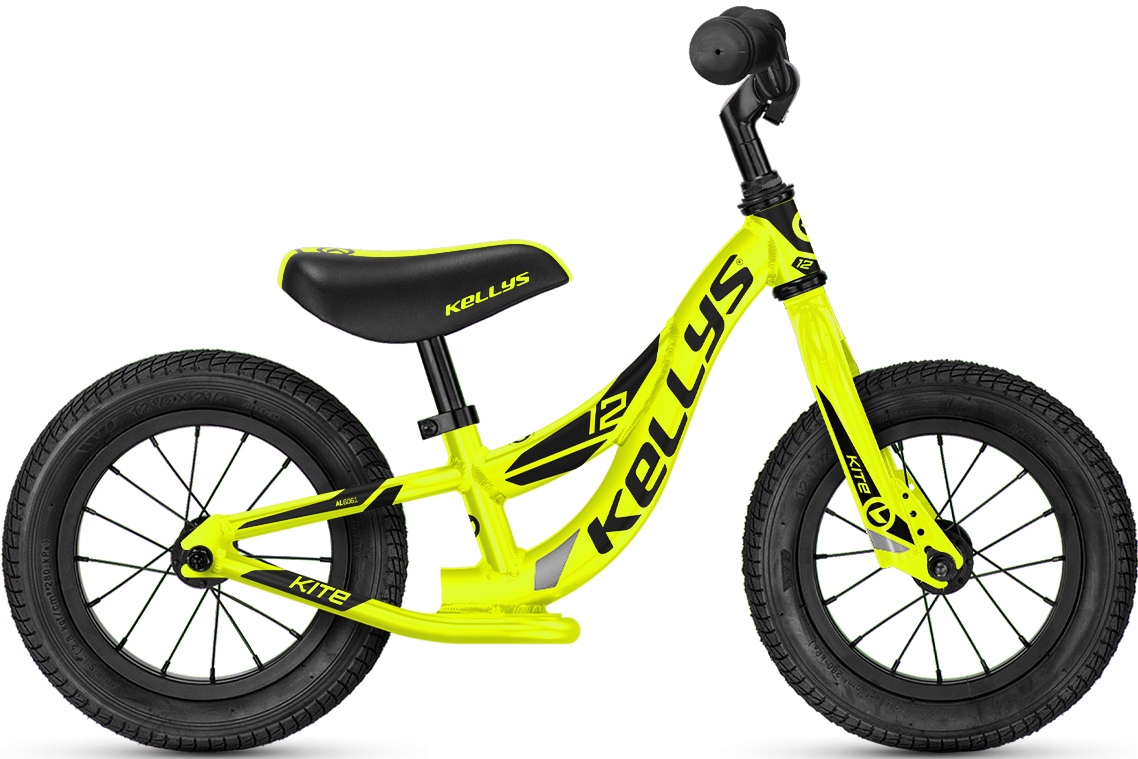 Rower Rowerek Dziecięcy biegowy Kellys Kite 12 Żółty
