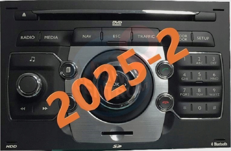 Mapy 2025-2 Radary NG4 Hdd Peugeot Citroen 3D Wip Com NaviDrive 3D (karta)