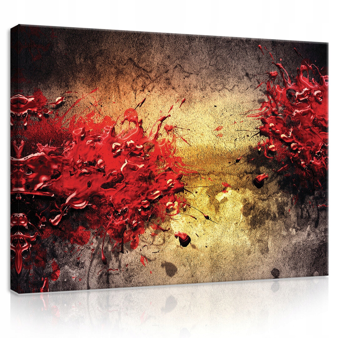 Obraz 100x75 Abstrakce skvrny barvy textura dynamika energie umění