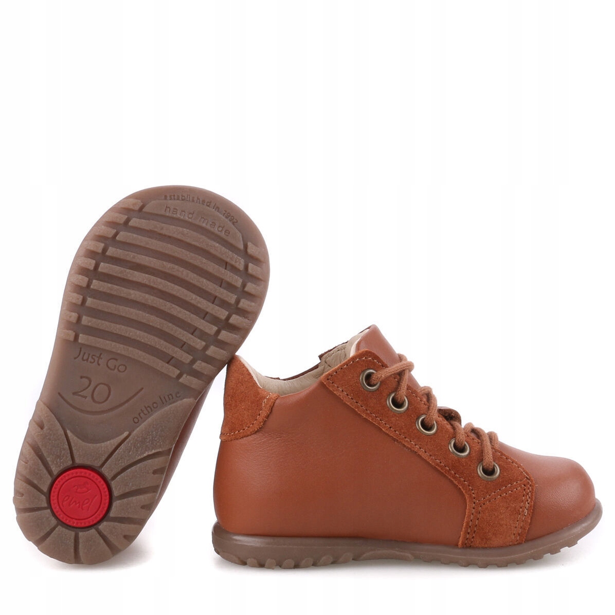 SKÓRZANE TRZEWIKI DZIECIĘCE EMEL ROCZKI R22 Kod producenta E1101