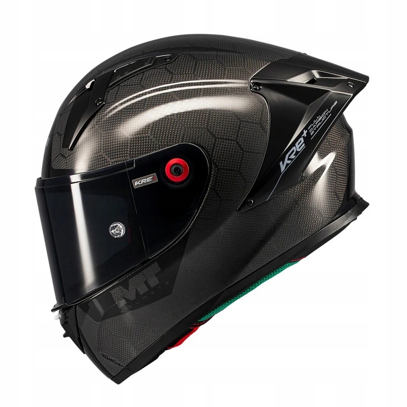 Motocyklová prilba plná Mt Kre+ S Pure Gloss Carbon/black Darčeky Pinlock