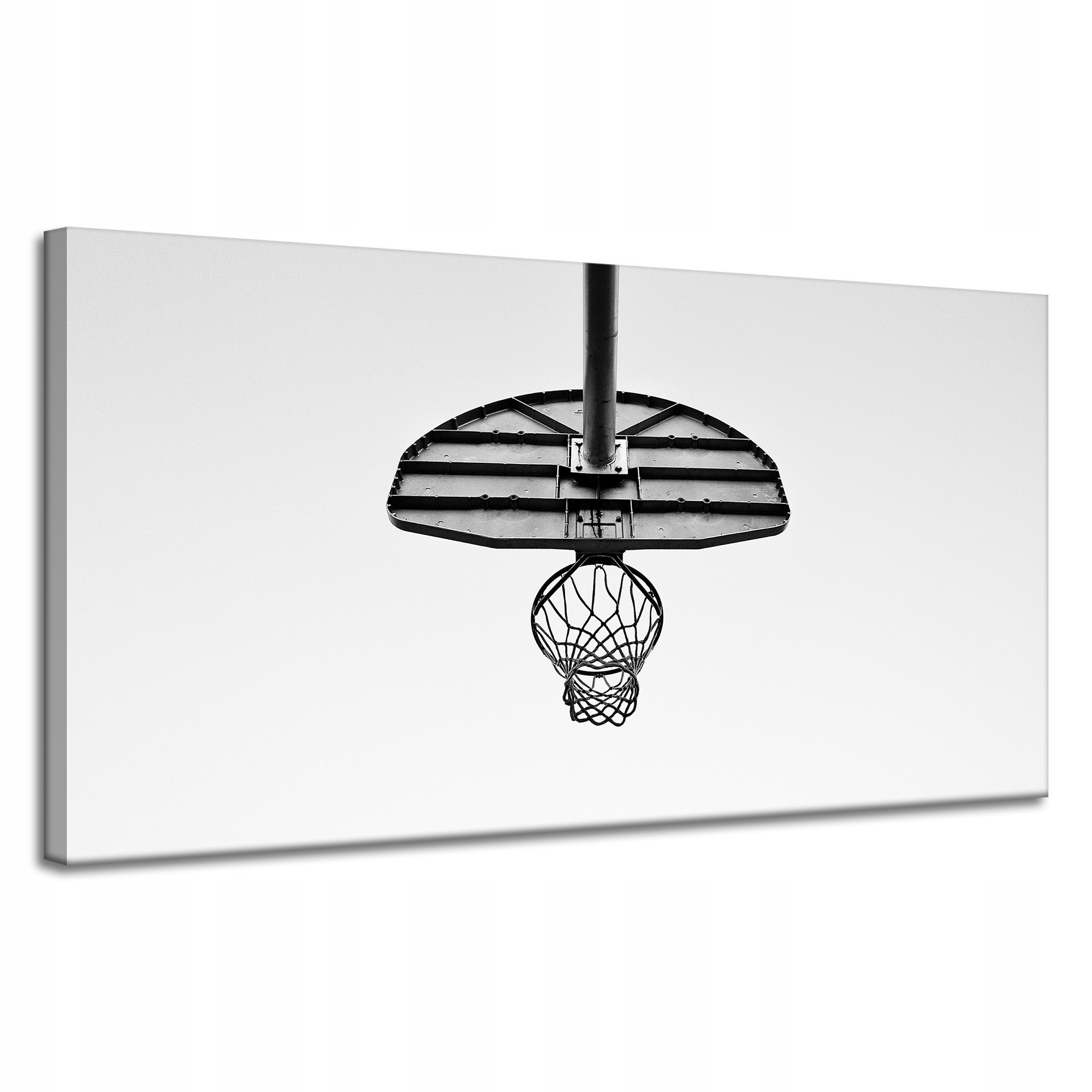 Obraz na plátně Pro Mládež koš Basketbal Sport Černobílý 120x60