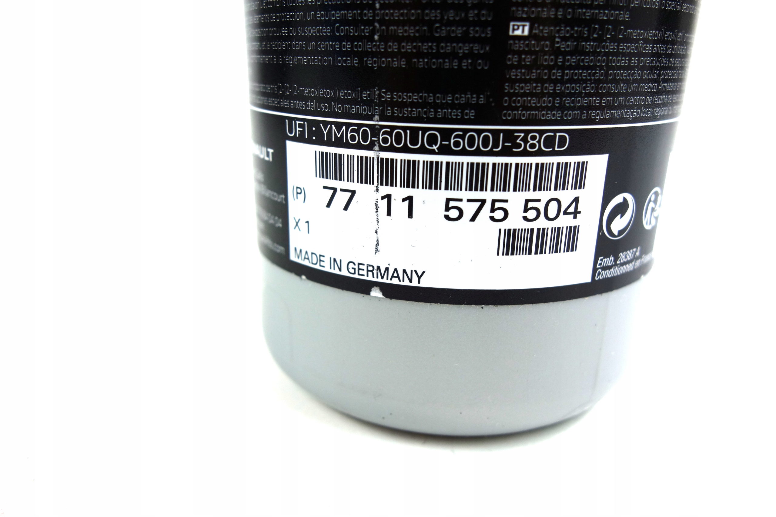 PŁYN HAMULCOWY BREAK FLUID DOT 4+ CLASS 6 RENAULT EAN (GTIN) 3374650005041