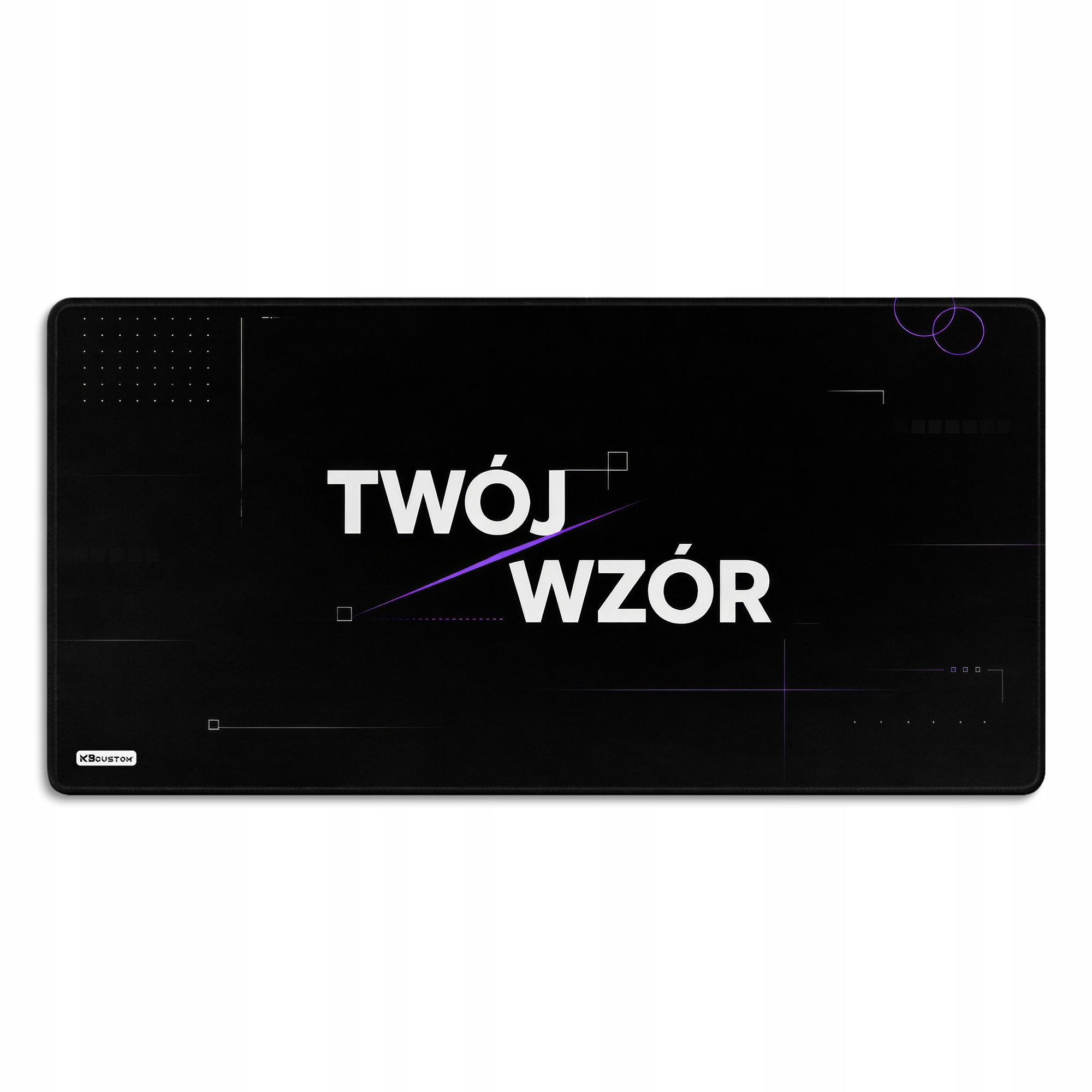 Duża Podkładka Mata Pod Myszkę Mysz Twój Wzór 100x50cm 4mm-Grubość KBcustom