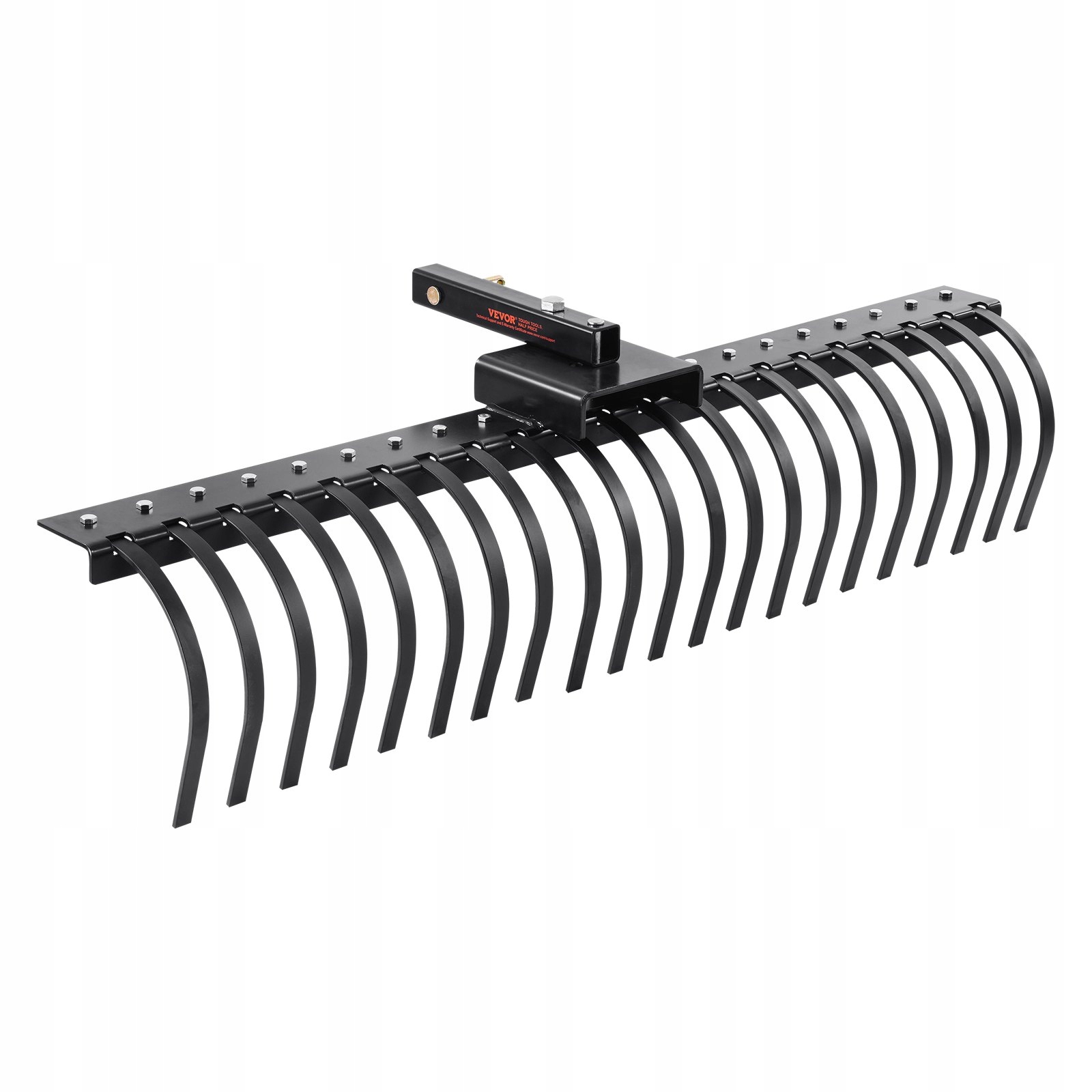 Vertikutátor na trávu 152 cm 21 oceľových zubov pre traktor, záhradný trávnik