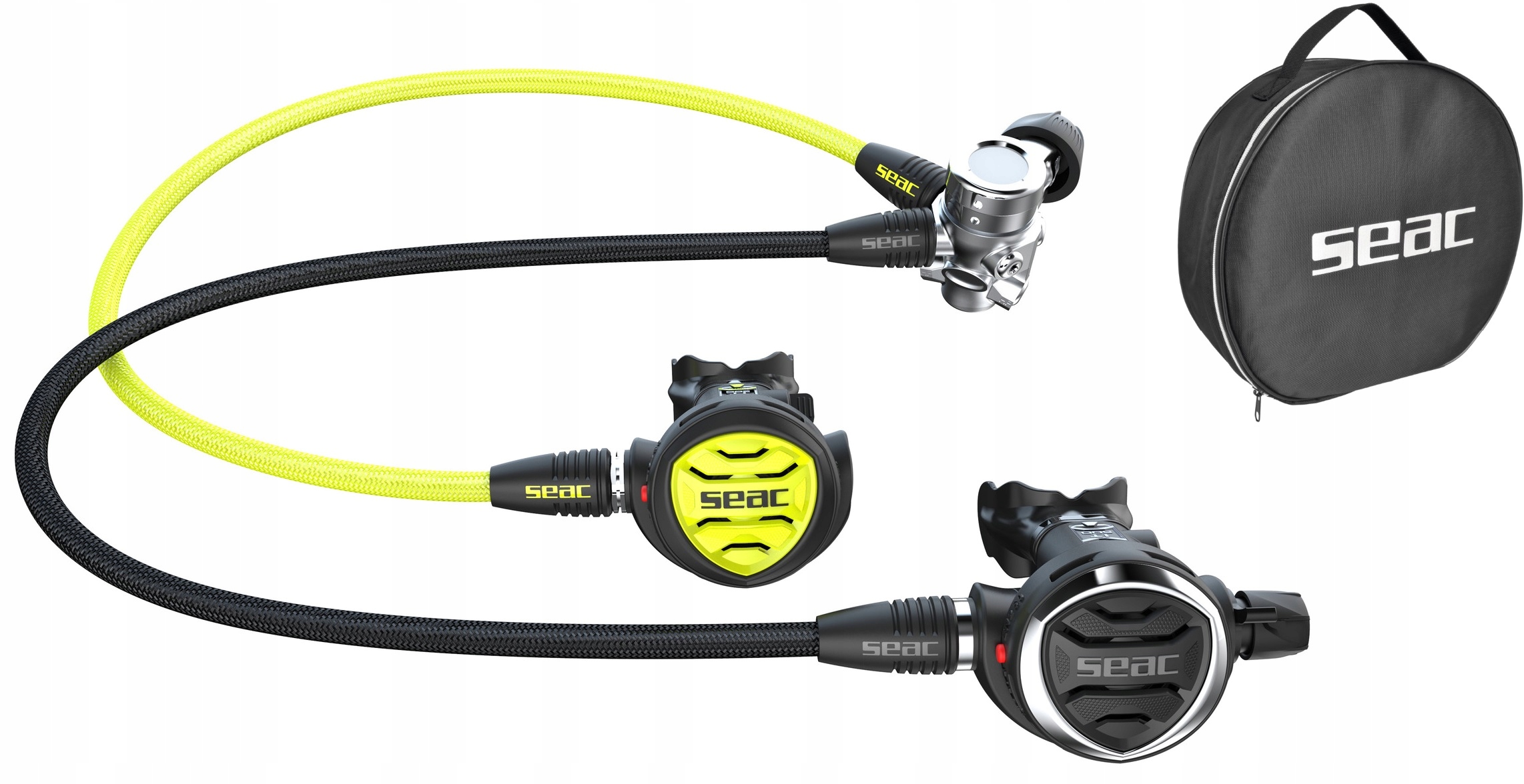 Dýchací automat Seac IT500 Ice sada I a II stupeň plus Octopus