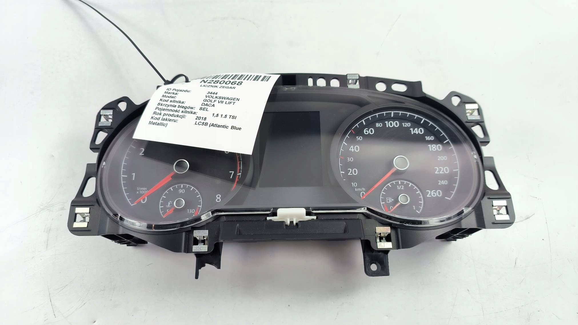 dials clock EU 5G1920750C VOLKSWAGEN GOLF VII LIFT