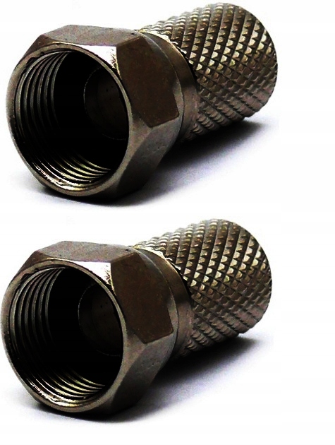 Wtyk Anodowy Wkrętka F Kabel Antenowy 2SZT Fi 7