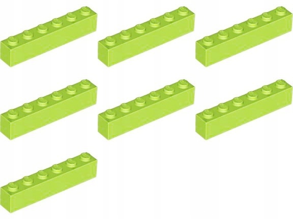 

Lego 3009 Klocek 1x6 lime Nowy (17g) 7 szt.