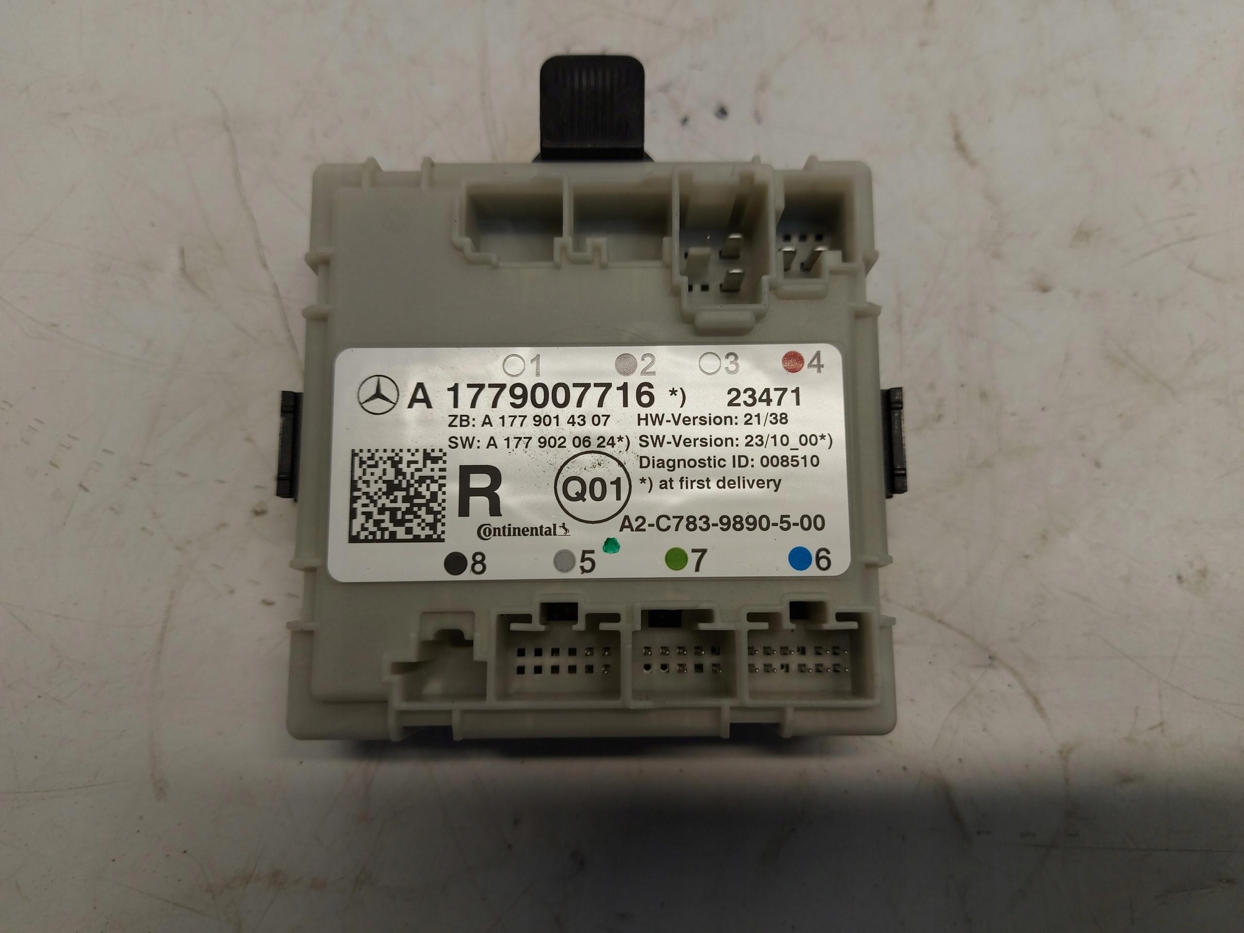Mercedes GLA 200 II H247 W247 2023r. module control unit door A1779007716
