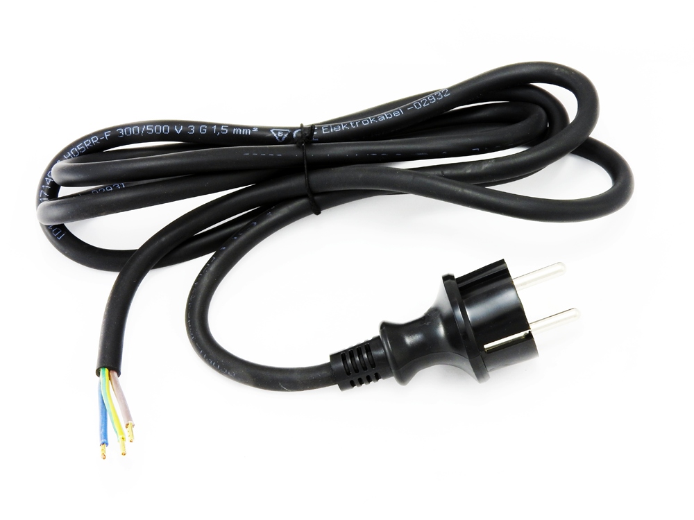 

Przewód kabel gumowy do narzędzi 4m 3x1 z wtyczką
