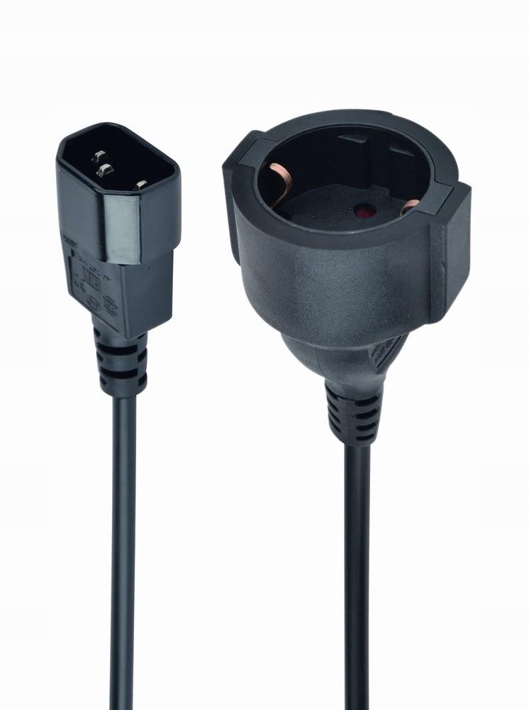 Adapter GEMBIRD PC-SFC14M-01 C14 / IEC C14 / IEC 320 C14 M - Schuko, Shuko