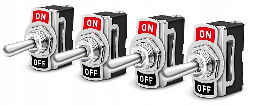 

Przełącznik dźwigniowy On-off 2 pozycje 4 pin